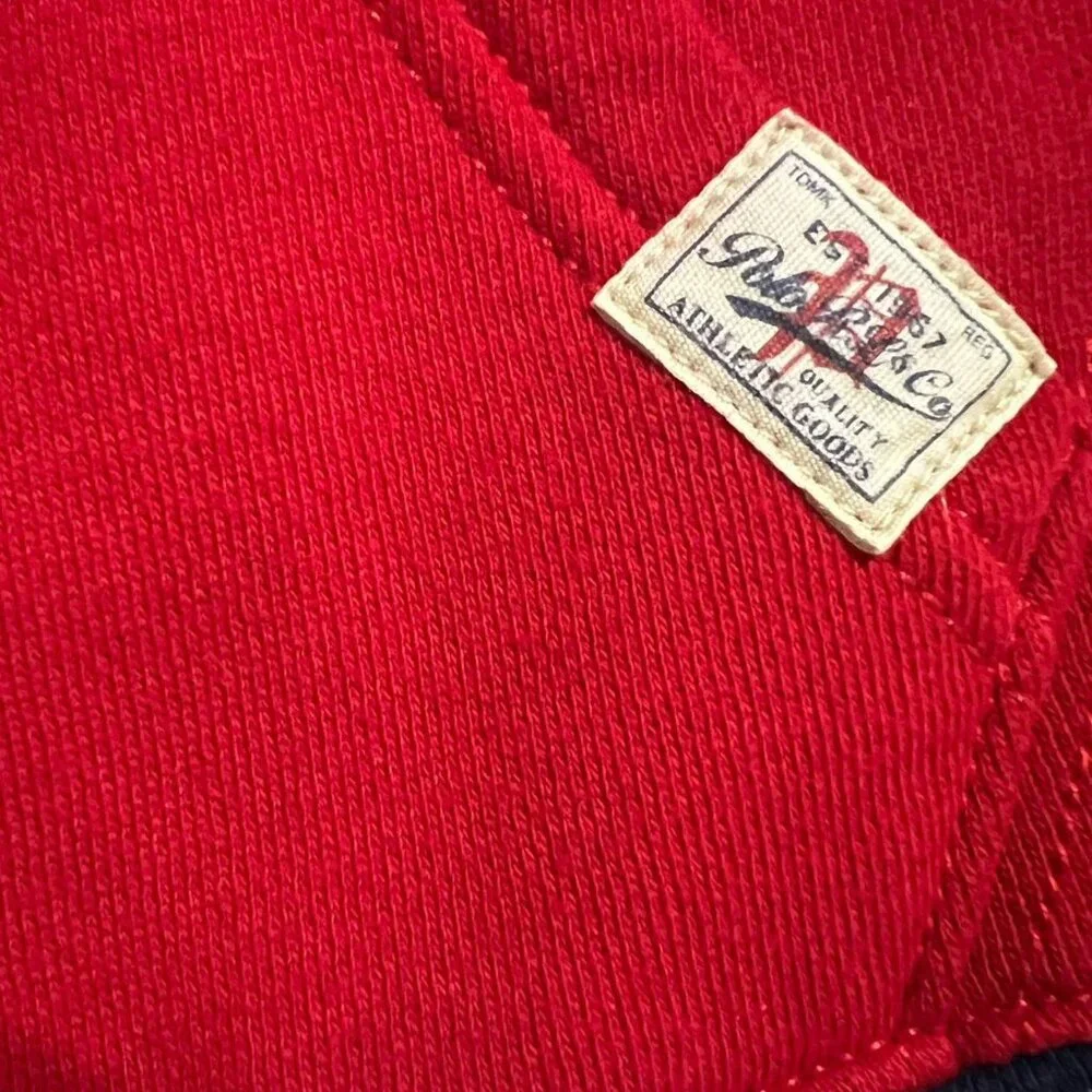 Ralph Lauren Polo 6Y Red & Navy Varsity Hoodie